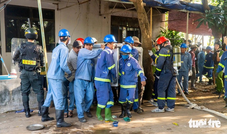 Cưỡng chế an toàn mảnh đất trong công viên Bà Rịa - Ảnh 4.