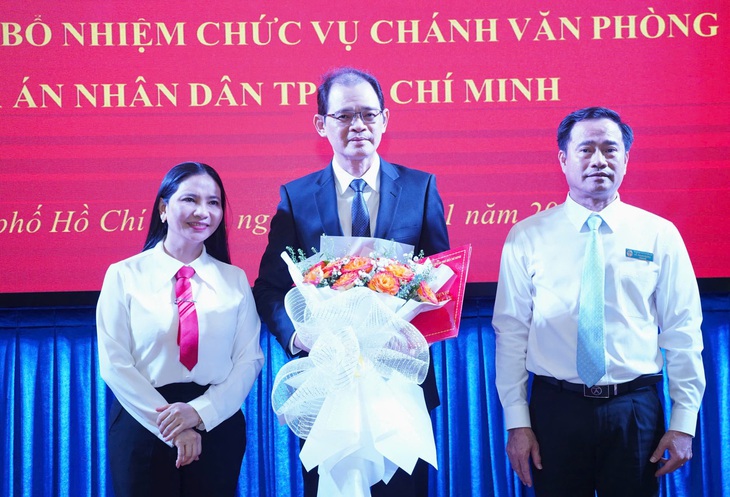 Ông Trần Đăng Tân làm chánh văn phòng TAND TP.HCM, ông Phạm Ngọc Duy làm chánh án TAND Tân Phú - Ảnh 1.