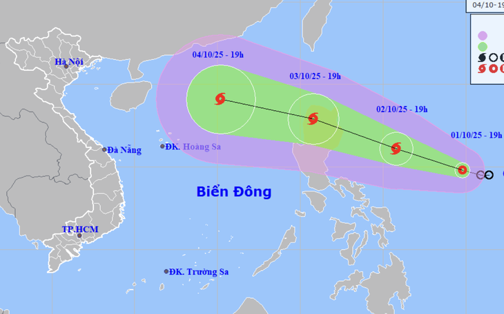 Áp thấp nhiệt đới gần Biển Đông khả năng mạnh lên thành bão hôm nay - Ảnh 3.