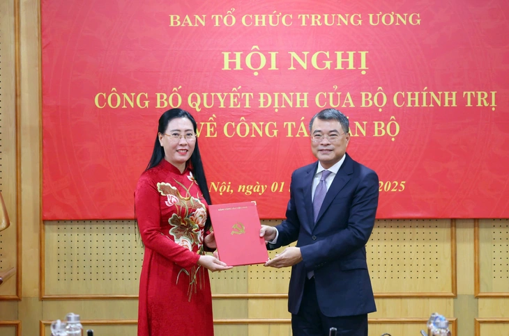 Bà Bùi Thị Quỳnh Vân được bổ nhiệm giữ chức Phó trưởng  Ban Tổ chức Trung ương - Ảnh 1.
