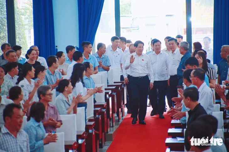 Chủ tịch nước Lương Cường: 'Trả lời rõ, tiếp thu và xử lý ngay những ý kiến bước đầu của cử tri' - Ảnh 1.