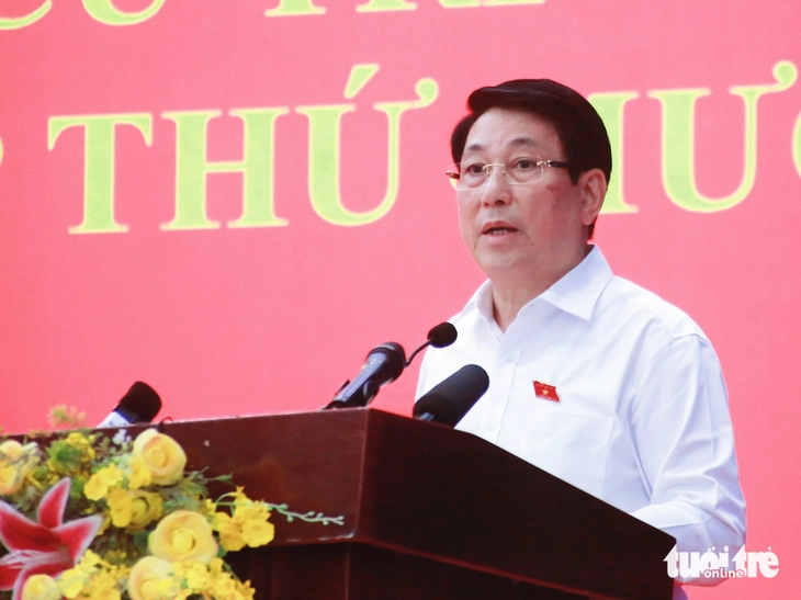 Chủ tịch nước Lương Cường: 'Trả lời rõ, tiếp thu và xử lý ngay những ý kiến bước đầu của cử tri' - Ảnh 2.