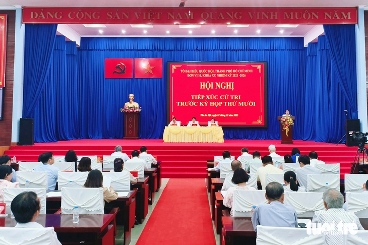 Chủ tịch nước Lương Cường: 'Trả lời rõ, tiếp thu và xử lý ngay những ý kiến bước đầu của cử tri' - Ảnh 3.