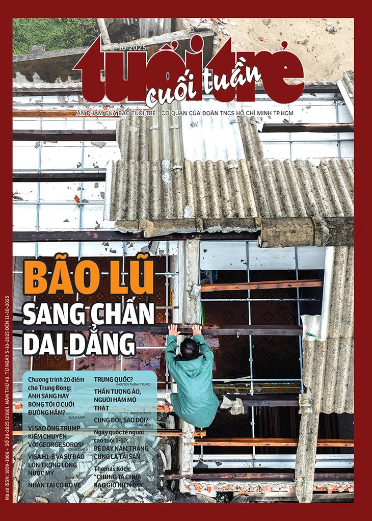 Tuổi Trẻ Cuối Tuần số 38-2025: Bão lũ - sang chấn dai dẳng - Ảnh 1.