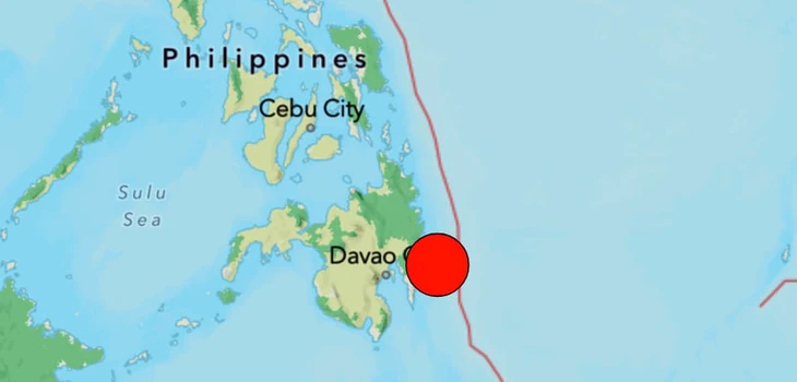 Động đất mạnh 7,4 độ ở Philippines, Mỹ cảnh báo sóng thần - Ảnh 1. động đất - Ảnh 1.