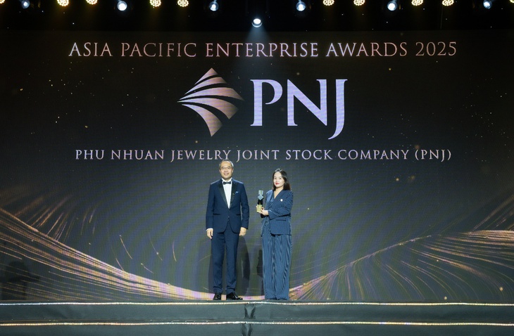 PNJ lập cú đúp giải thưởng tại Asia Pacific Enterprise Awards 2025 - Ảnh 1.