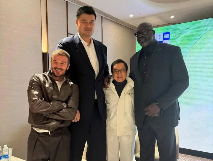 David Beckham và Thành Long thân thiết - Ảnh 4.