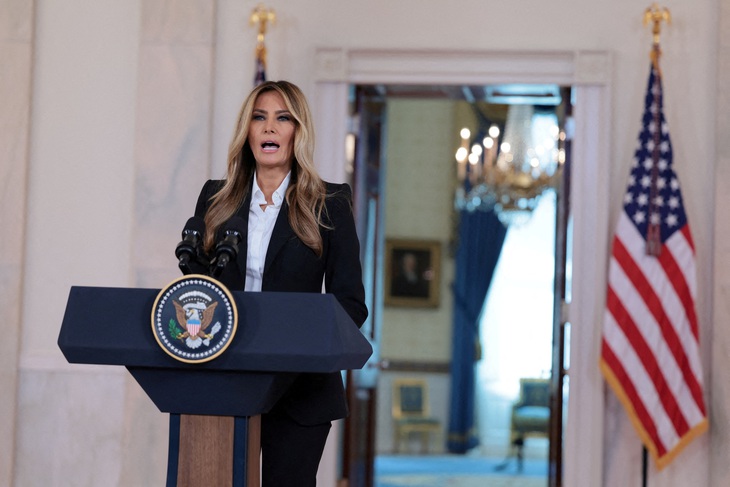 Bà Melania Trump chia sẻ kết quả của lá thư gửi ông Putin - Ảnh 1. ông Putin - Ảnh 1.