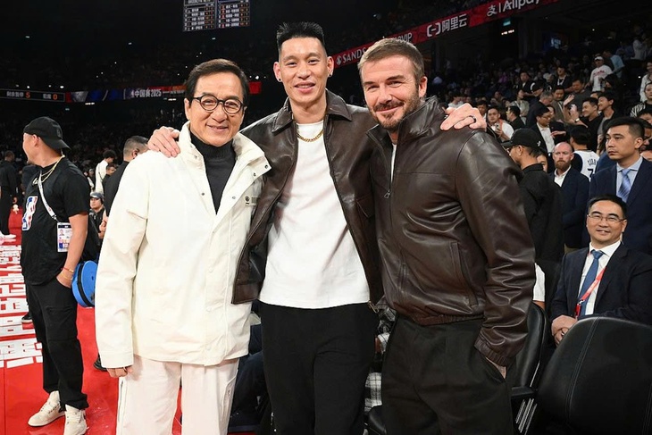 David Beckham và Thành Long thân thiết - Ảnh 2.