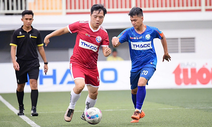 Giải bóng đá công nhân - Ảnh 1.
