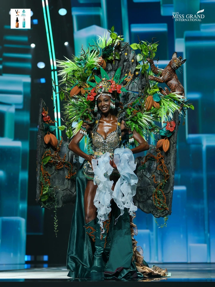 Yến Nhi lược bỏ hiệu ứng bắn pháo hoa ở phần thi trang phục dân tộc tại Miss Grand International - Ảnh 5. Miss Grand International - Ảnh 5.