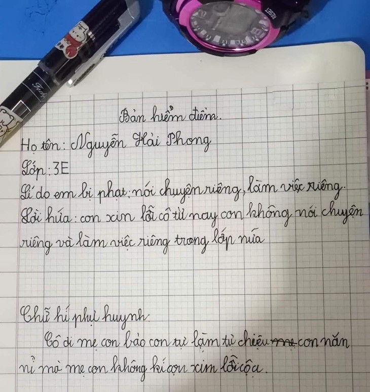 bản kiểm điểm - Ảnh 1.