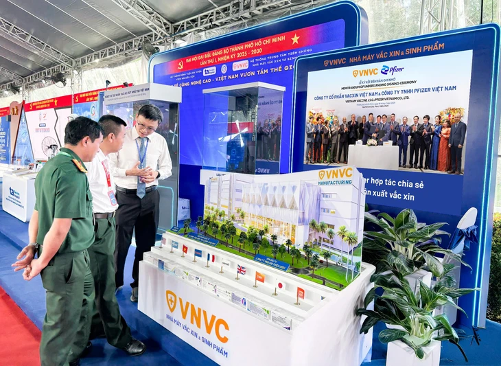 Tâm Anh - VNVC ghi dấu ấn tại triển lãm công nghệ chiến lược quốc gia - Ảnh 3.