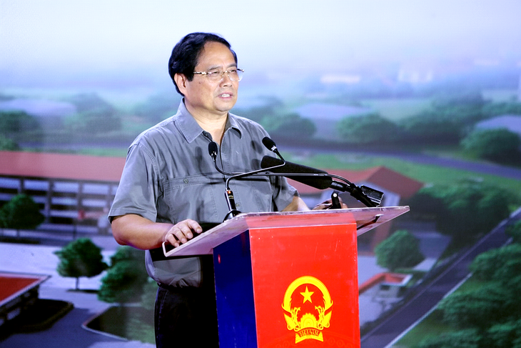 Thủ tướng Phạm Minh Chính đến vùng cao biên giới khởi công xây trường nội trú liên cấp - Ảnh 1.