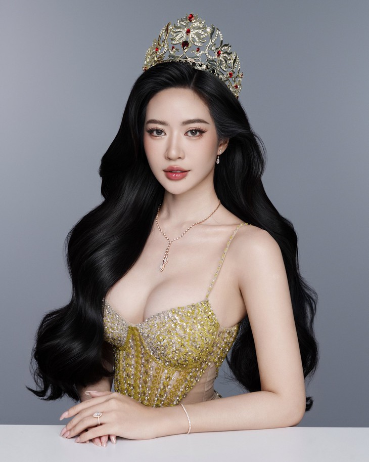 Người đẹp... đăng quang The Miss Globe 2025, á hậu Đan Chi bỏ cuộc - Ảnh 1. The Miss Globe - Ảnh 3.