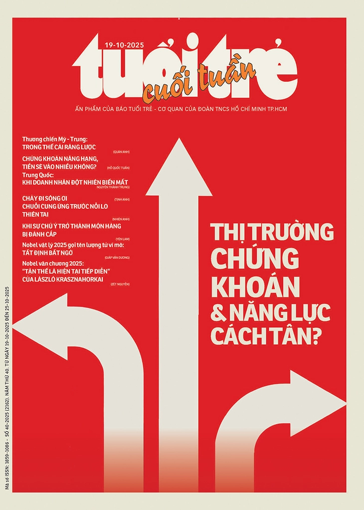 Tuổi Trẻ Cuối Tuần số 40-2025: Thị trường chứng khoán và năng lực cách tân - Ảnh 1.
