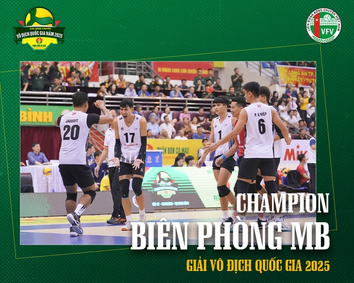 Ngược dòng nghẹt thở, Biên Phòng bảo vệ chức vô địch bóng chuyền nam quốc gia - Ảnh 1.