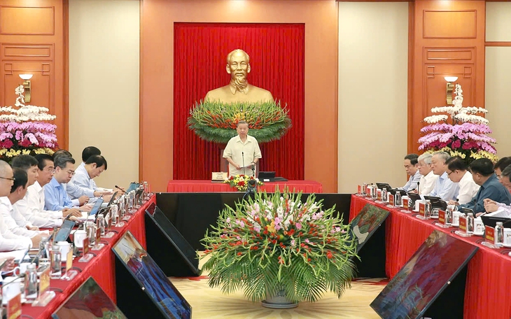 Tổng Bí thư Tô Lâm: Không chấp nhận tư duy nhiệm kỳ, níu kéo lợi ích cục bộ - Ảnh 4.