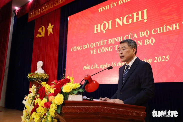Ông Lương Nguyễn Minh Triết giữ chức bí thư Tỉnh ủy Đắk Lắk- Ảnh 2. Ông Lương Nguyễn Minh Triết giữ chức Bí thư Tỉnh ủy Đắk Lắk - Ảnh 2.