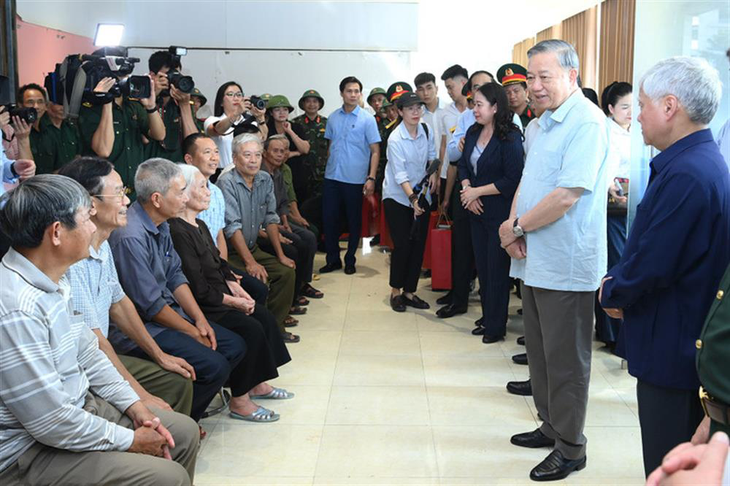 Tổng Bí thư Tô Lâm kiểm tra công tác khắc phục hậu quả bão, lụt tại Thái Nguyên - Ảnh 1. Thái Nguyên - Ảnh 1.