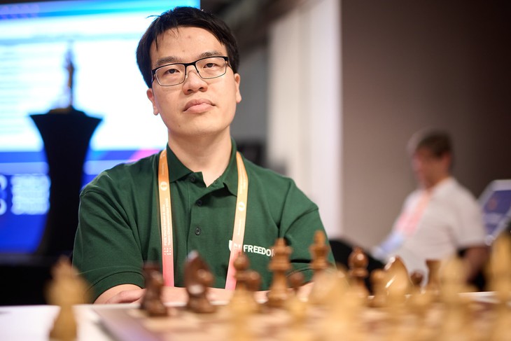 Kỳ thủ Lê Quang Liêm suýt tạo nên địa chấn trước 'thần chớp' Hikaru Nakamura - Ảnh 1.