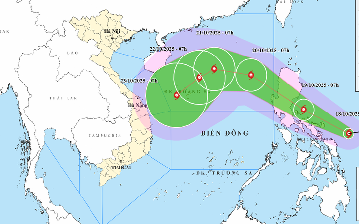 Mưa cả đêm hơn 170mm, miền Trung vẫn mưa tiếp, Nam Bộ chiều có mưa to - Ảnh 2.