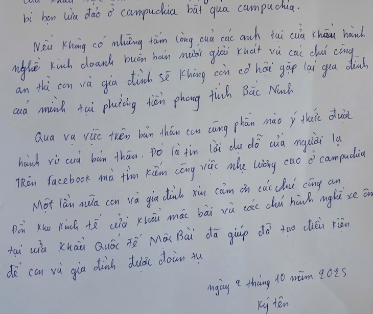 15 tuổi bắt xe từ Bắc Ninh vào Tây Ninh tìm 'việc nhẹ lương cao', cảm ơn những người 'giải cứu' - Ảnh 2.