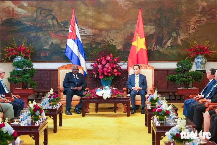 Bí thư TP.HCM Trần Lưu Quang hội kiến Chủ tịch Quốc hội Cuba - Ảnh 3.