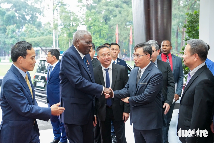 Bí thư TP.HCM Trần Lưu Quang hội kiến Chủ tịch Quốc hội Cuba - Ảnh 4.