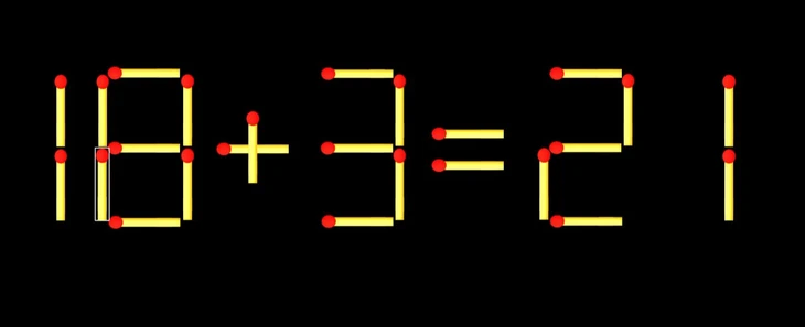 Thử tài IQ: Di chuyển một que diêm để 13+12=18 thành phép tính đúng - Ảnh 4.