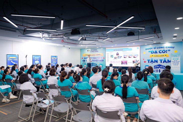 Long Châu hợp tác cũng Đại học Y Dược chuẩn hóa kỹ năng, đảm bảo an toàn từng mũi tiêm - Ảnh 1.