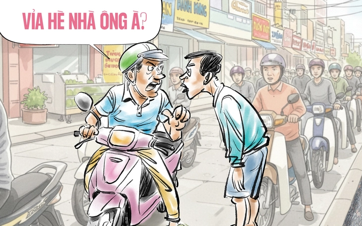 Người đi bộ cầu xin được đi bộ trên... vỉa hè - Ảnh 3.
