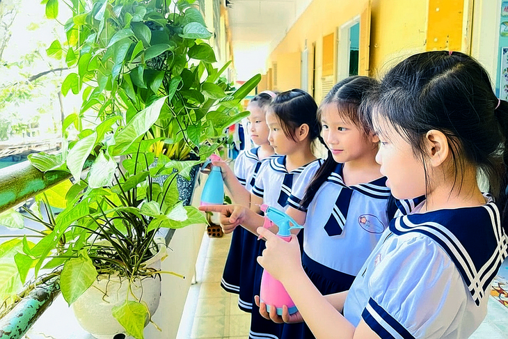 ‘Mỗi trường học phải là khu vườn xanh’ - Ảnh 1.