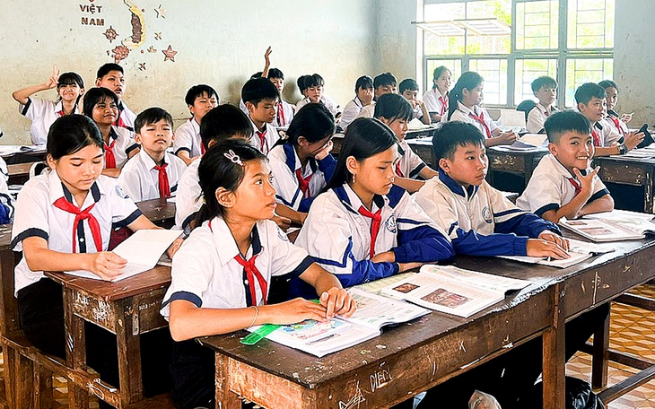 Đồng loạt khởi công xây trường nội trú liên cấp tại các xã biên giới - Ảnh 2.