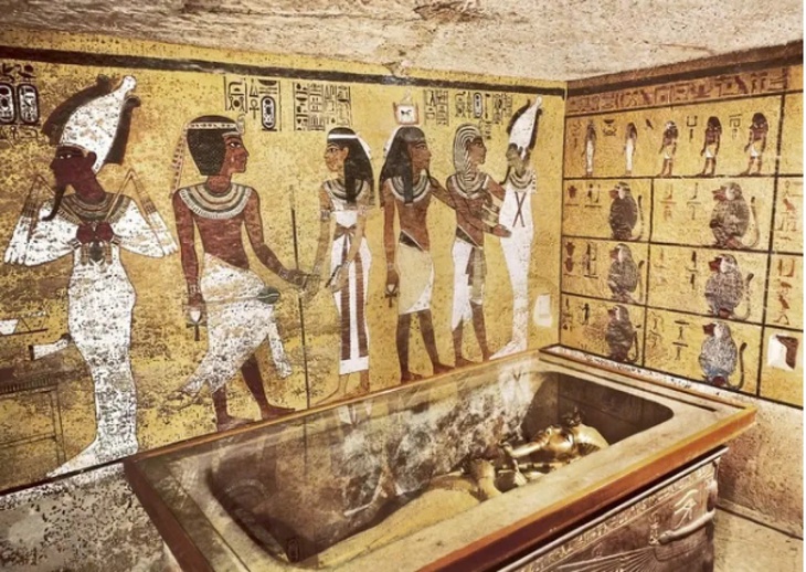 Ai Cập bác tin lăng mộ vua Tutankhamun bị sập - Ảnh 1. Ai Cập - Ảnh 1.