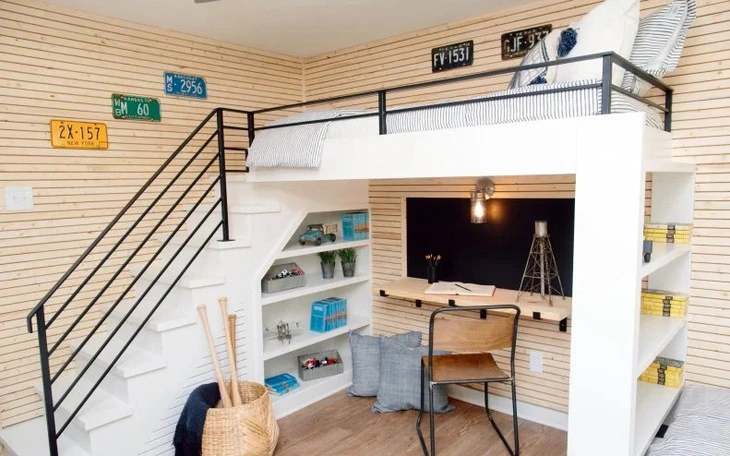 Tám phòng ngủ nhỏ gọn, tận dụng tối đa không gian hạn hẹp - Ảnh 11.