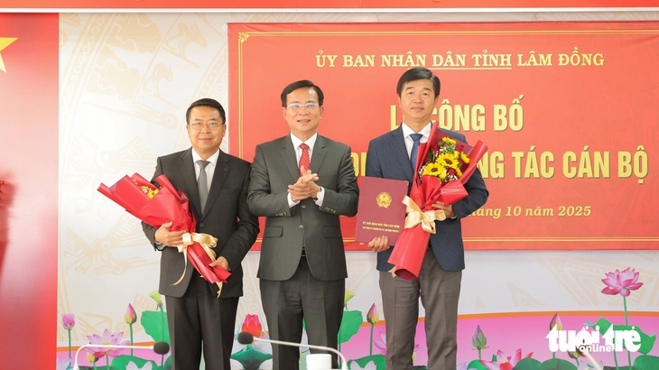 Lâm Đồng điều động, bổ nhiệm nhiều cán bộ cấp sở - Ảnh 1.