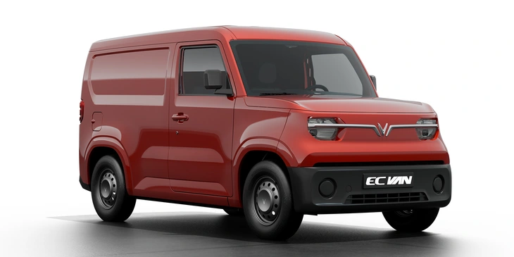 VinFast EC Van lần đầu lộ diện không che: Một số chi tiết khác biệt ảnh ra mắt, dễ giao ngay tháng sau- Ảnh 9. VinFast EC Van - Ảnh 8.