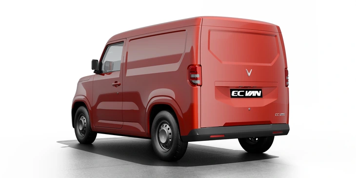 VinFast EC Van lần đầu lộ diện không che: Một số chi tiết khác biệt ảnh ra mắt, dễ giao ngay tháng sau- Ảnh 10. VinFast EC Van - Ảnh 9.
