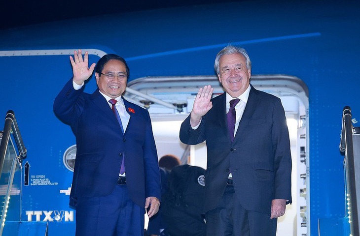 Thủ tướng Phạm Minh Chính lên đường sang Malaysia dự Hội nghi Cấp cao ASEAN 47 - Ảnh 1. ASEAN - Ảnh 1.