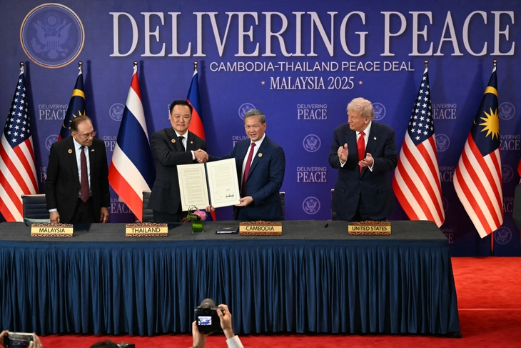 Ông Trump chứng kiến Thái Lan, Campuchia ký thỏa thuận hòa bình - Ảnh 1. Thái Lan - Ảnh 1.