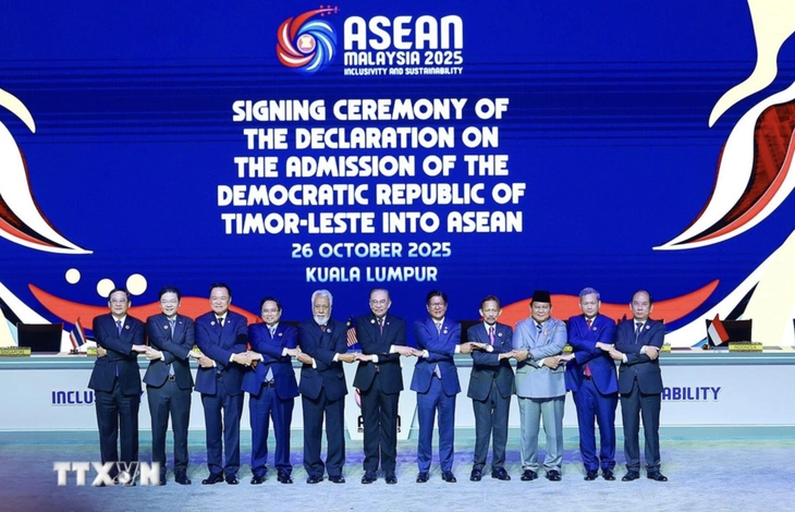 Hội nghị Cấp cao ASEAN 47: Timor Leste chính thức trở thành thành viên thứ 11 của ASEAN - Ảnh 1.