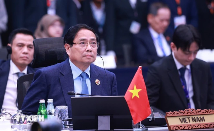 Thủ tướng Phạm Minh Chính phát biểu tại Hội nghị cấp cao RCEP đầu tiên - Ảnh 1. Thủ tướng Phạm Minh Chính phát biểu tại Hội nghị cấp cao RCEP đầu tiên - Ảnh 1.