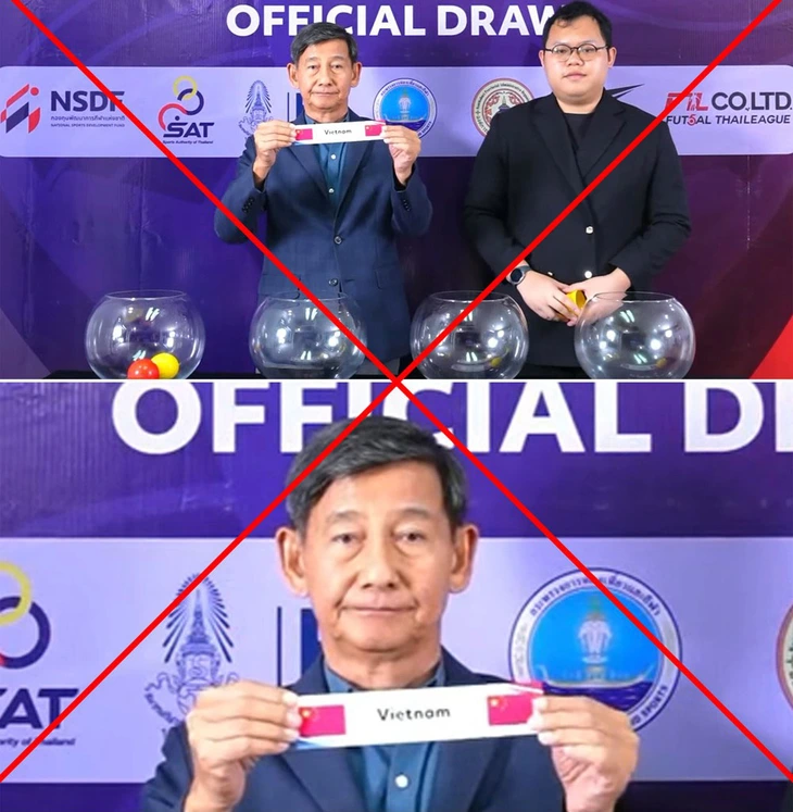 VFF yêu cầu làm rõ sự cố nhầm cờ Việt Nam khi bốc thăm Giải futsal U19 và U16 Đông Nam Á - Ảnh 1.