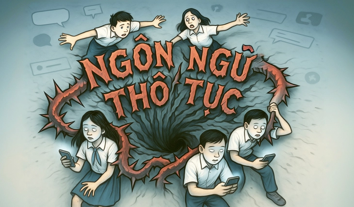 Bắt bệnh thô tục ngôn từ - Ảnh 1. thô tục - Ảnh 1.