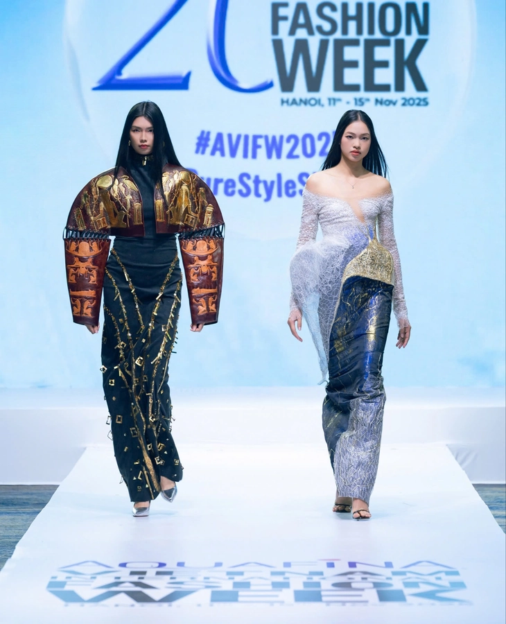 Tuần lễ thời trang quốc tế Việt Nam mời sinh viên tham gia? - Ảnh 3. Aquafina Vietnam International Fashion Week Thu Đông 2025 - Ảnh 3.