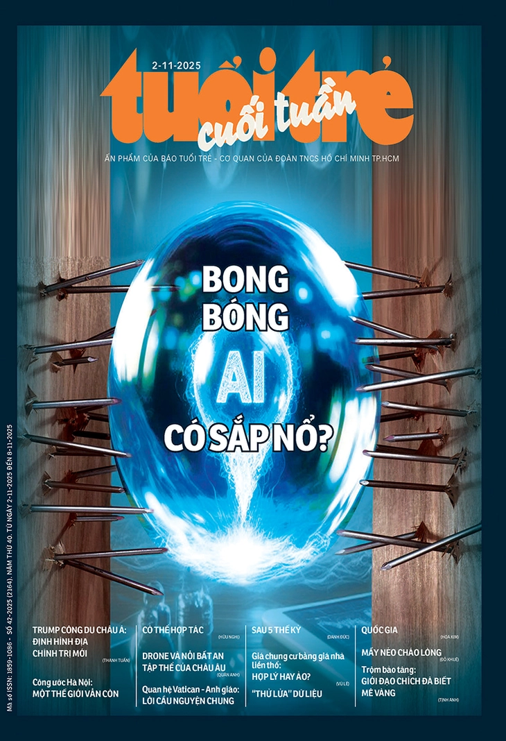 Tuổi Trẻ Cuối Tuần số 42-2025: Bong bóng AI có sắp nổ? - Ảnh 1.