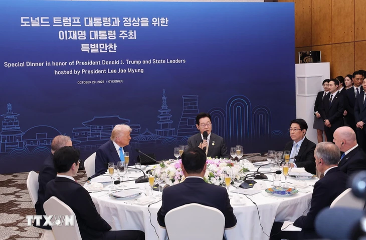 Chủ tịch nước Lương Cường chia sẻ quan điểm của Việt Nam với các nhà lãnh đạo APEC - Ảnh 4.