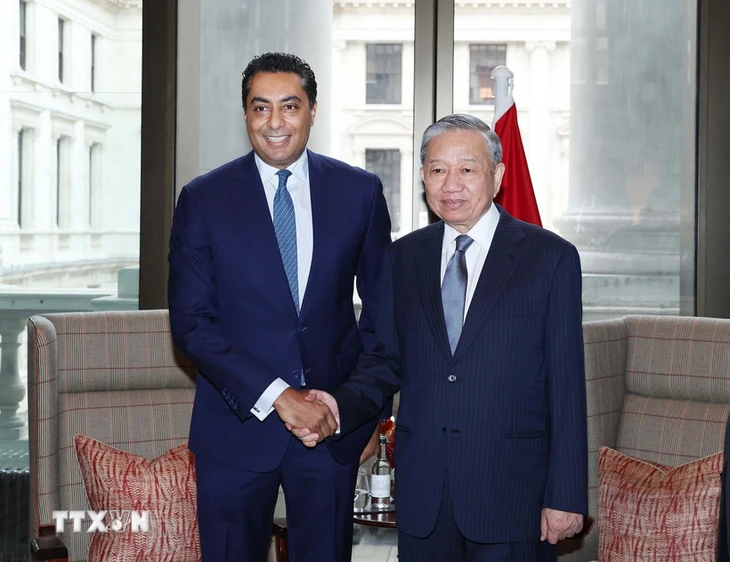 Tổng Bí thư Tô Lâm tiếp lãnh đạo một số tập đoàn và Đảng Cộng sản Anh - Ảnh 1.