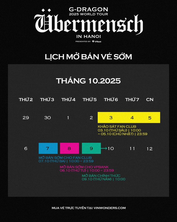 G-DRAGON WORLD TOUR [Übermensch]: Biểu tượng toàn cầu trở lại với chuyến lưu diễn được mong chờ nhất - Ảnh 3.